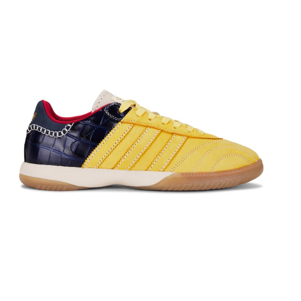 Wales Bonner x Adidas Yellow and Navy Sneakers M6.5/W7.5